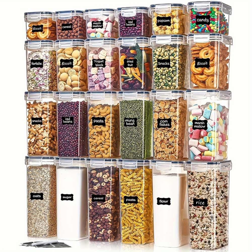Home Cooking Food - Set di 24 Contenitori per Alimenti: