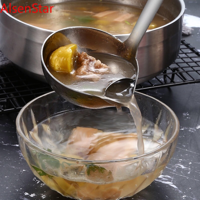 Home Cooking Dinner - Cucchiaio Lungo con Filtro per Olio