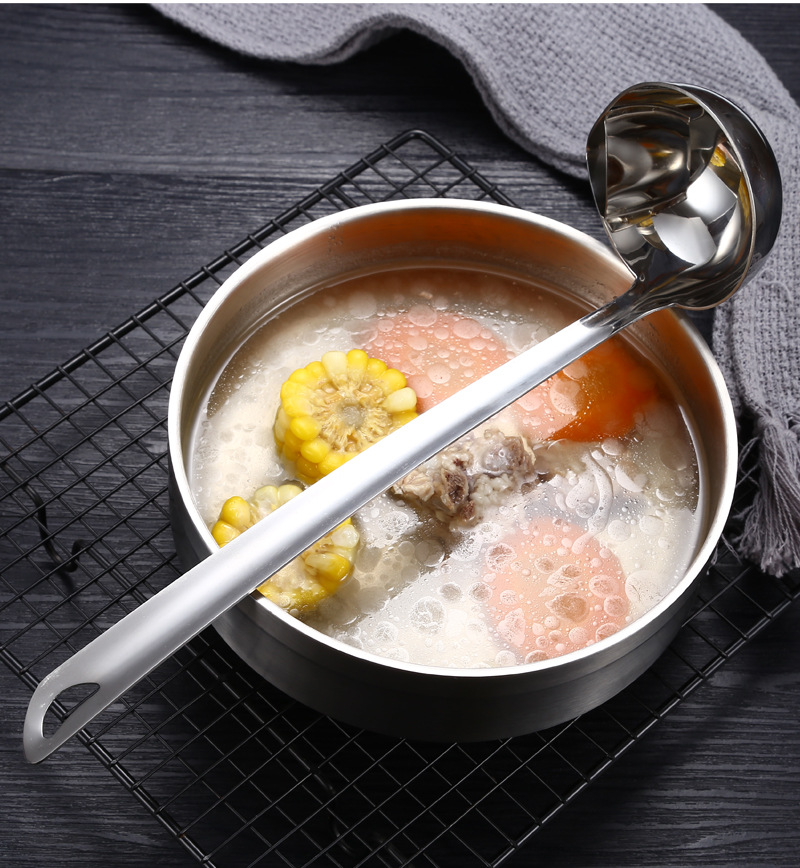 Home Cooking Dinner - Manico lungo Zuppa di olio Cucchiaio