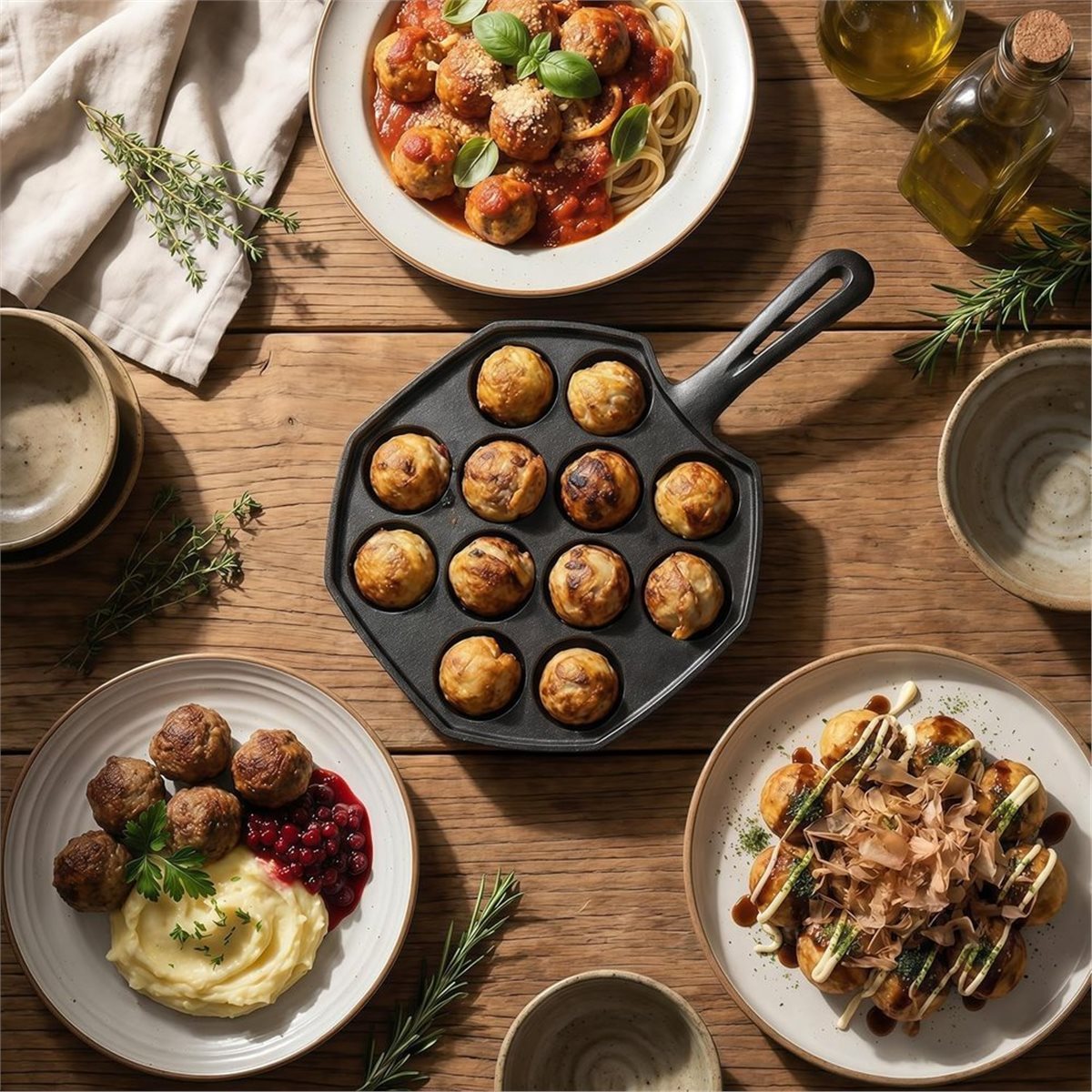 Nuova Padella per Takoyaki in  - Takoyaki Pan Cast recensione e prezzo