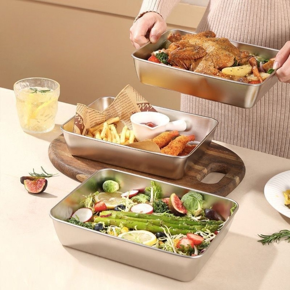 Vassoio da portata in acciaio  - Home Cooking Food recensione e prezzo