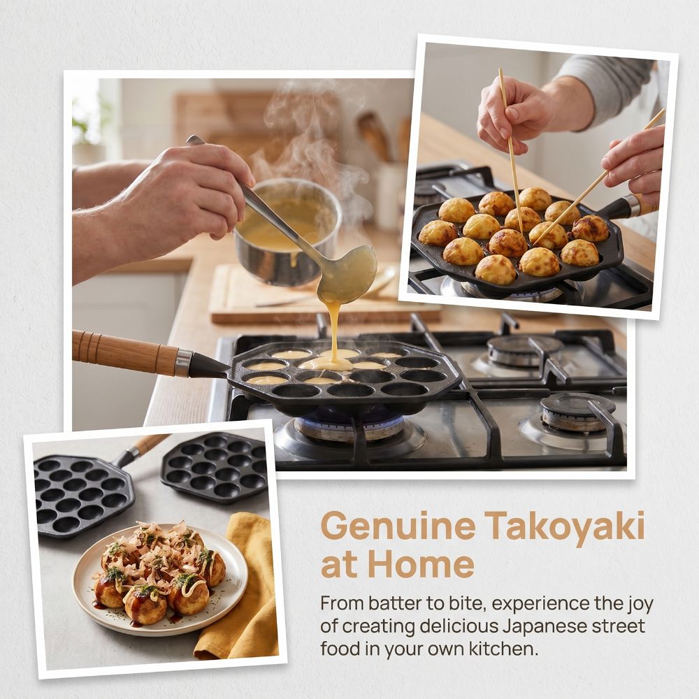 Piastra per Takoyaki in Ghisa  - Takoyaki Pan Cast recensione e prezzo